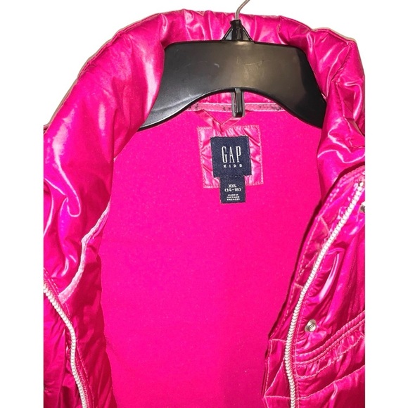 Gap Kids Coat Vest Girls Size XXL 14/16 Pink - Picture 4 of 9